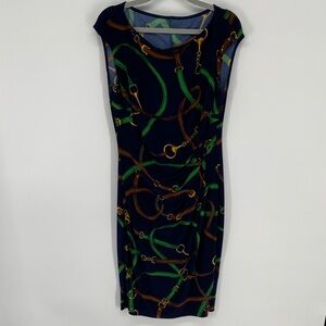 Ralph Lauren Status Print Pullover Dress Medium?